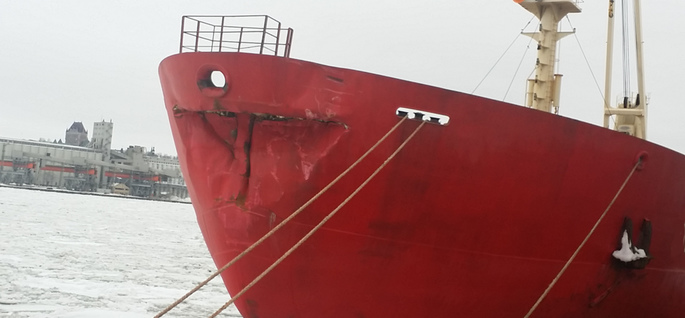 Réparation de proue